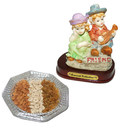 "Pop pair -2035 A, Dryfruit Thali - Click here to View more details about this Product